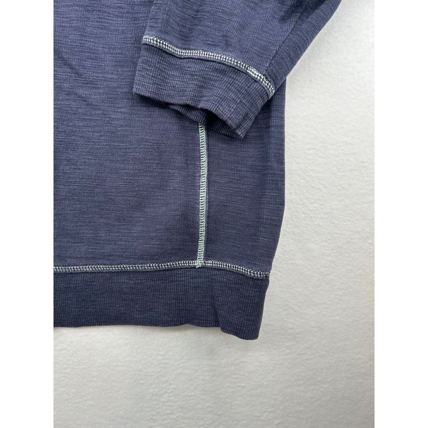 Tommy Bahama 3XL Navy 1/4 Zip Pullover Sweatshirt With Green Marlin Logo #6443