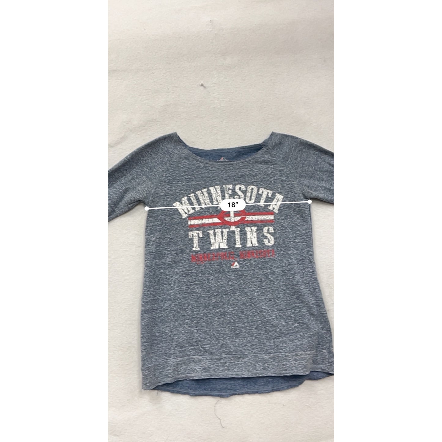 Minnesota Twins Long Sleeve Shirt M #8520
