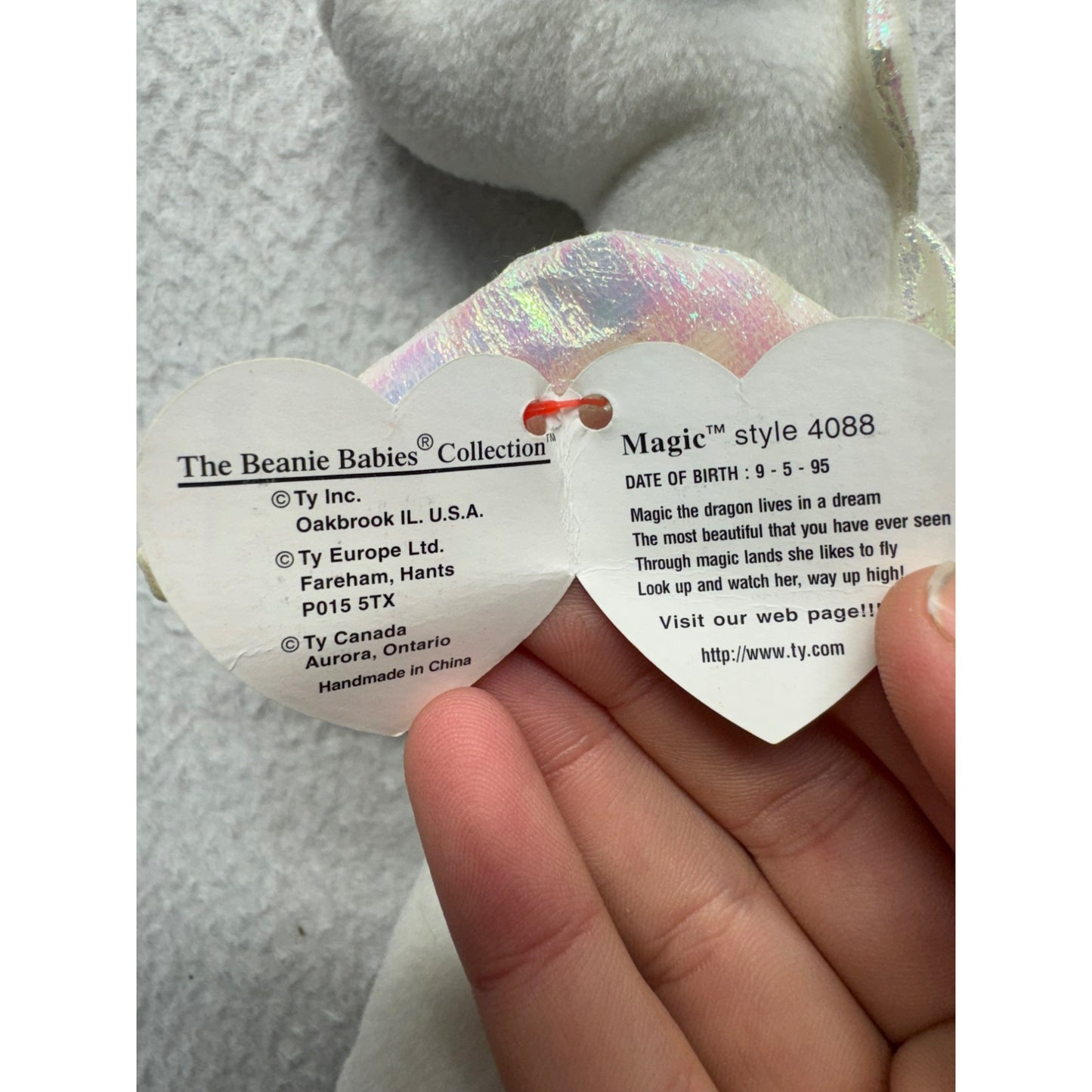 Vintage Magic the Dragon Beanie Baby #5608