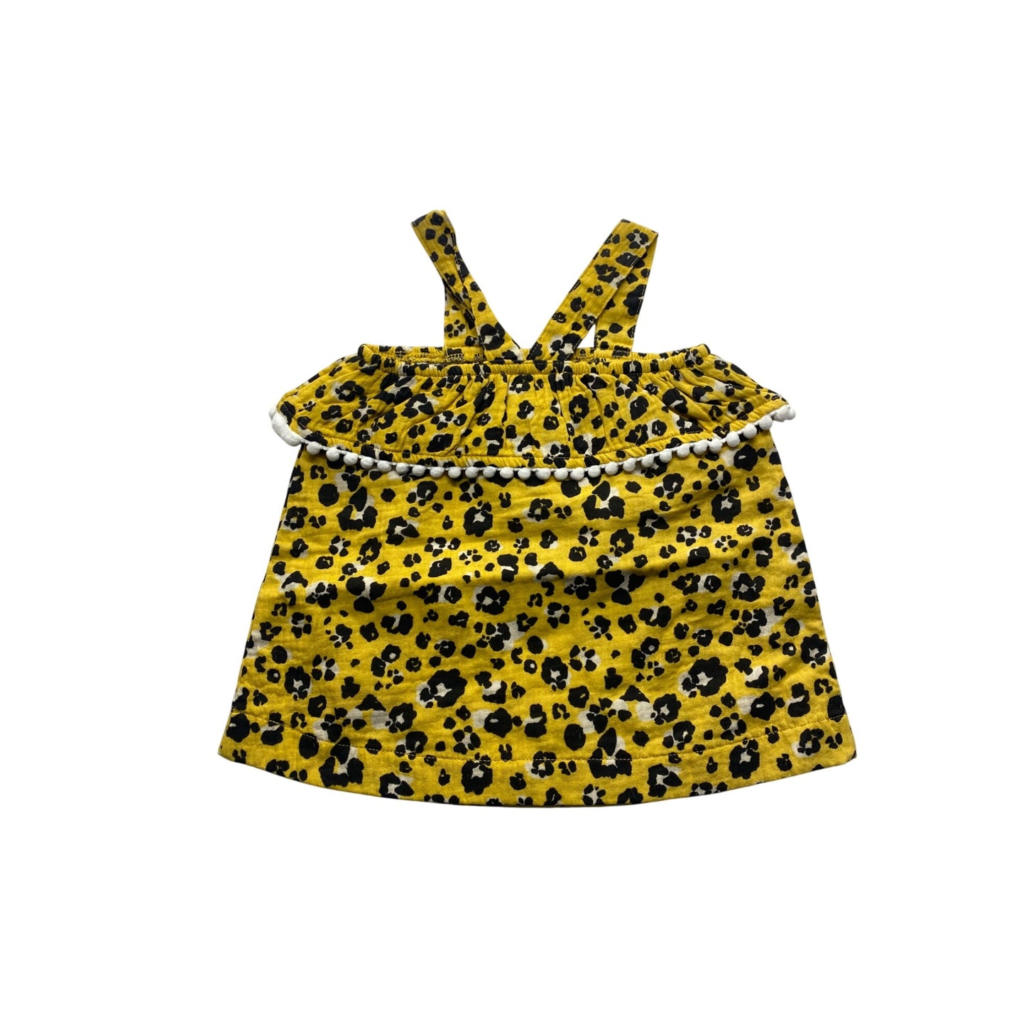 NWT Yellow Leopard Print Baby By Mud Pie #5888