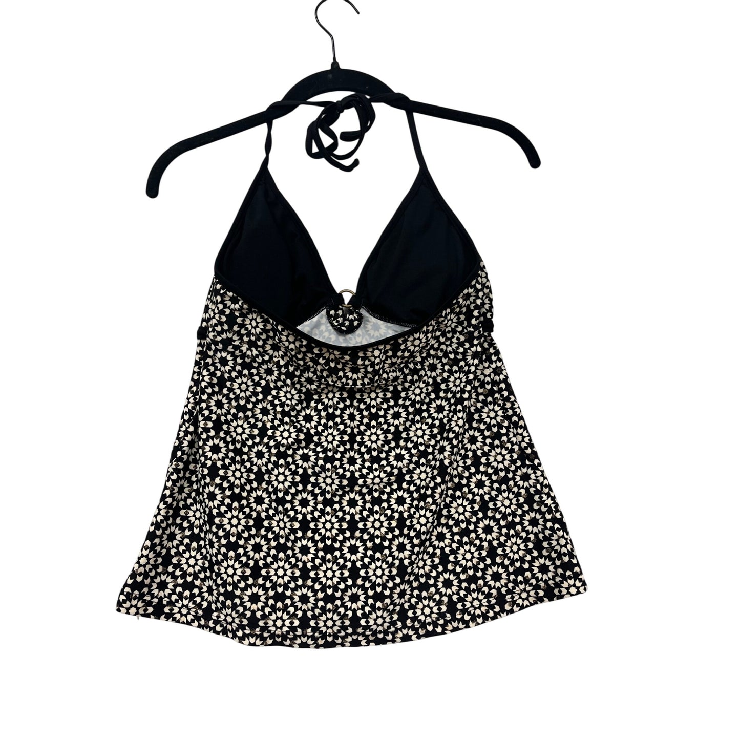 Converse One Star Black & White Halter Tankini Top #256A