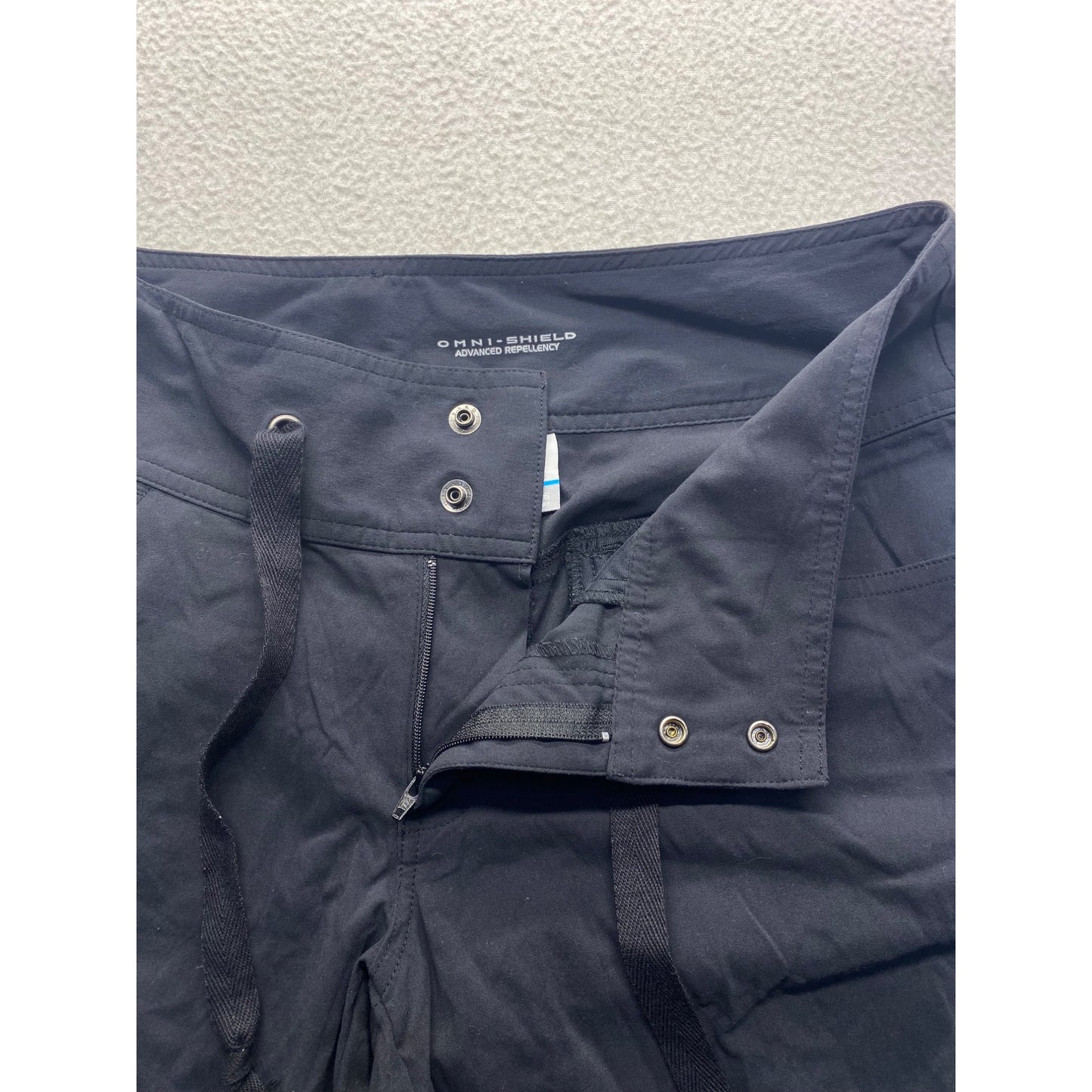 Columbia Womens Omni-Shield Advanced Repellency Black Cargo Pants #7115
