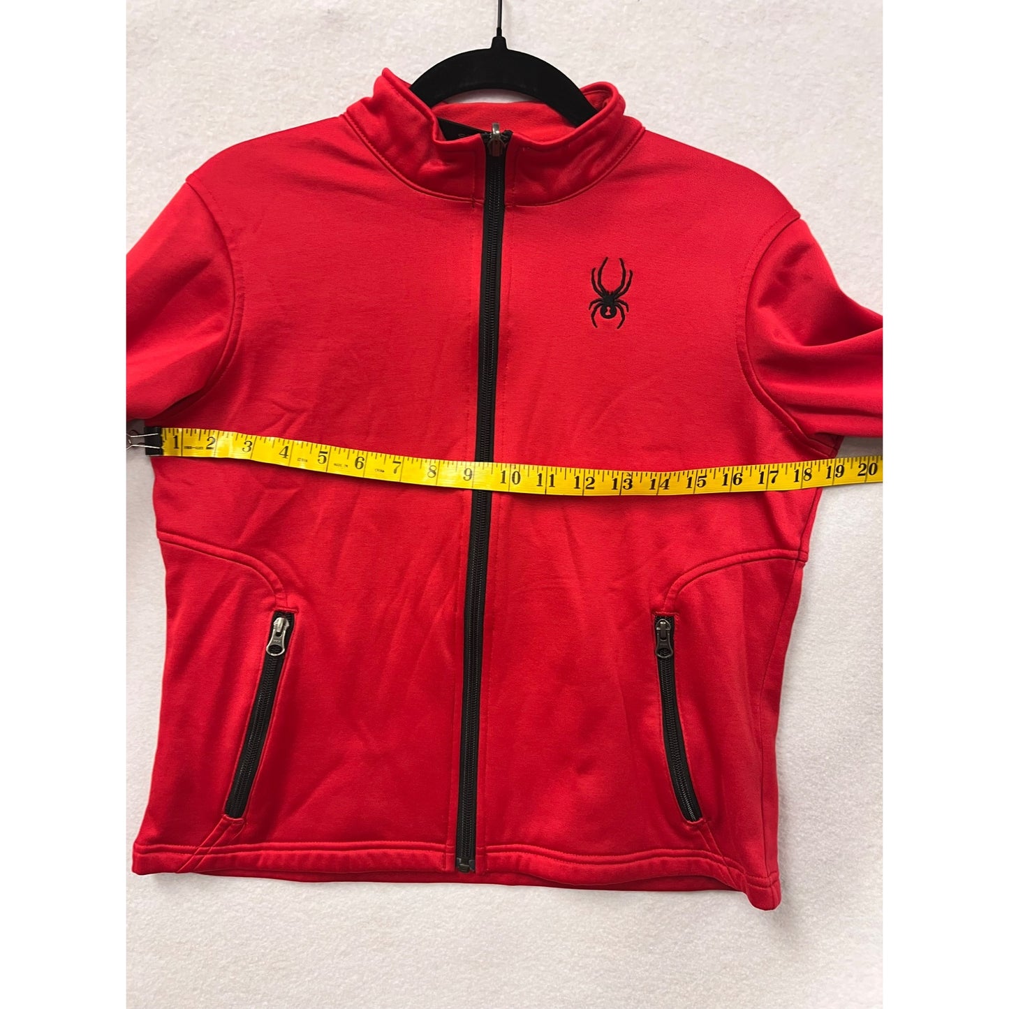 Kids Red Spyder Fleece Zip Jacket #2912