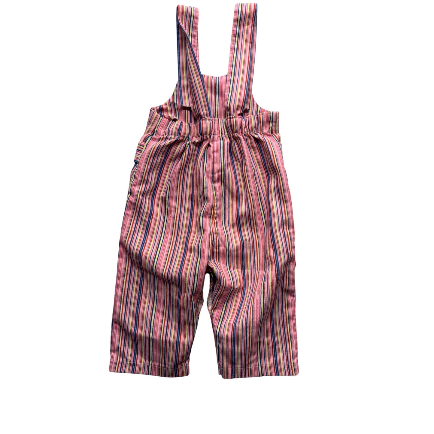 Vintage Striped Baby Overalls #279B
