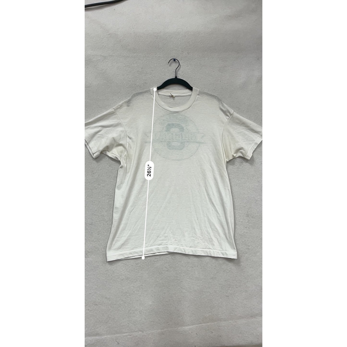 Vintage Big Smith Graphic T- Shirt S/S White Cotton Tee #824A