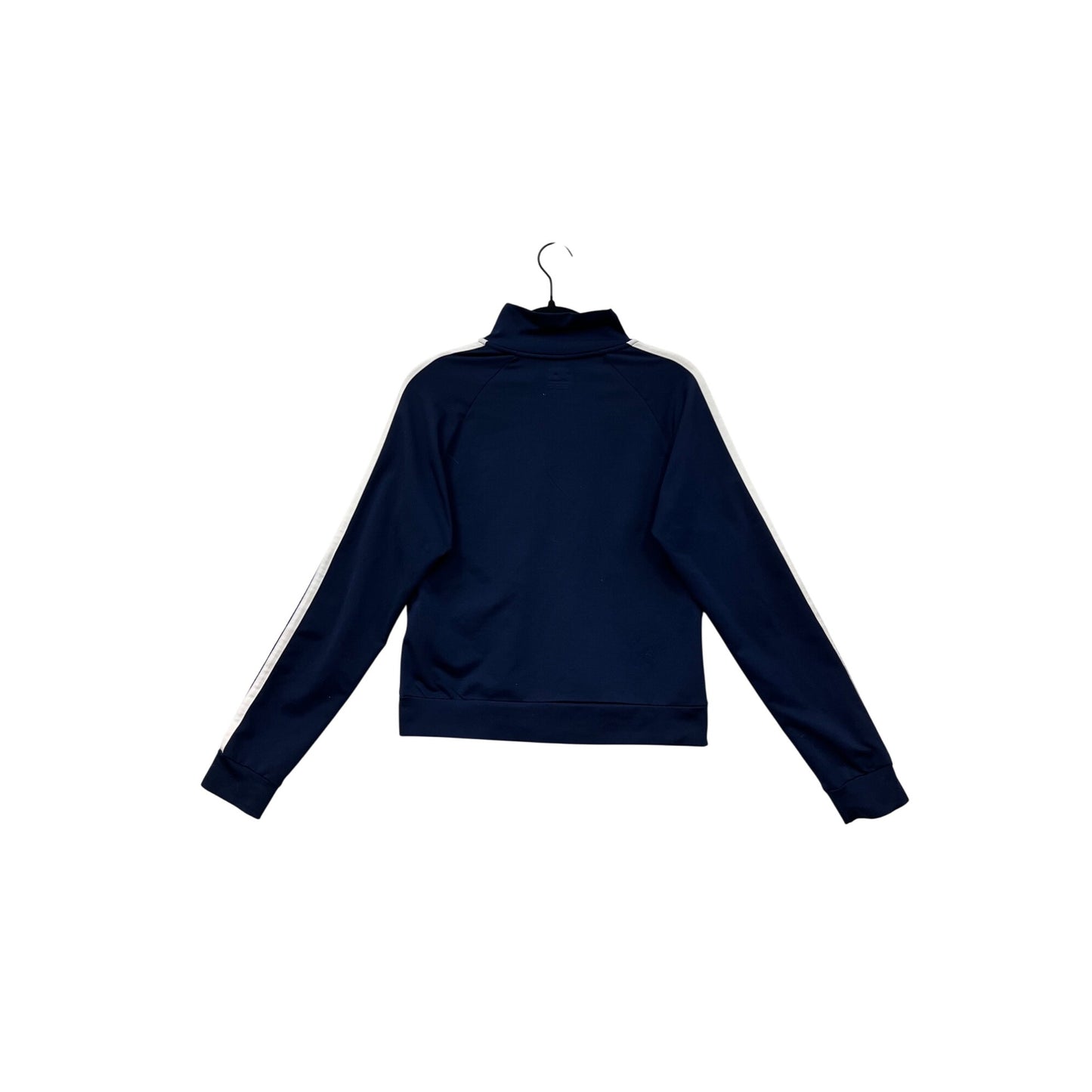 Fila Womens Navy Track Jacket W/ White & Light Blue Stripes #8209