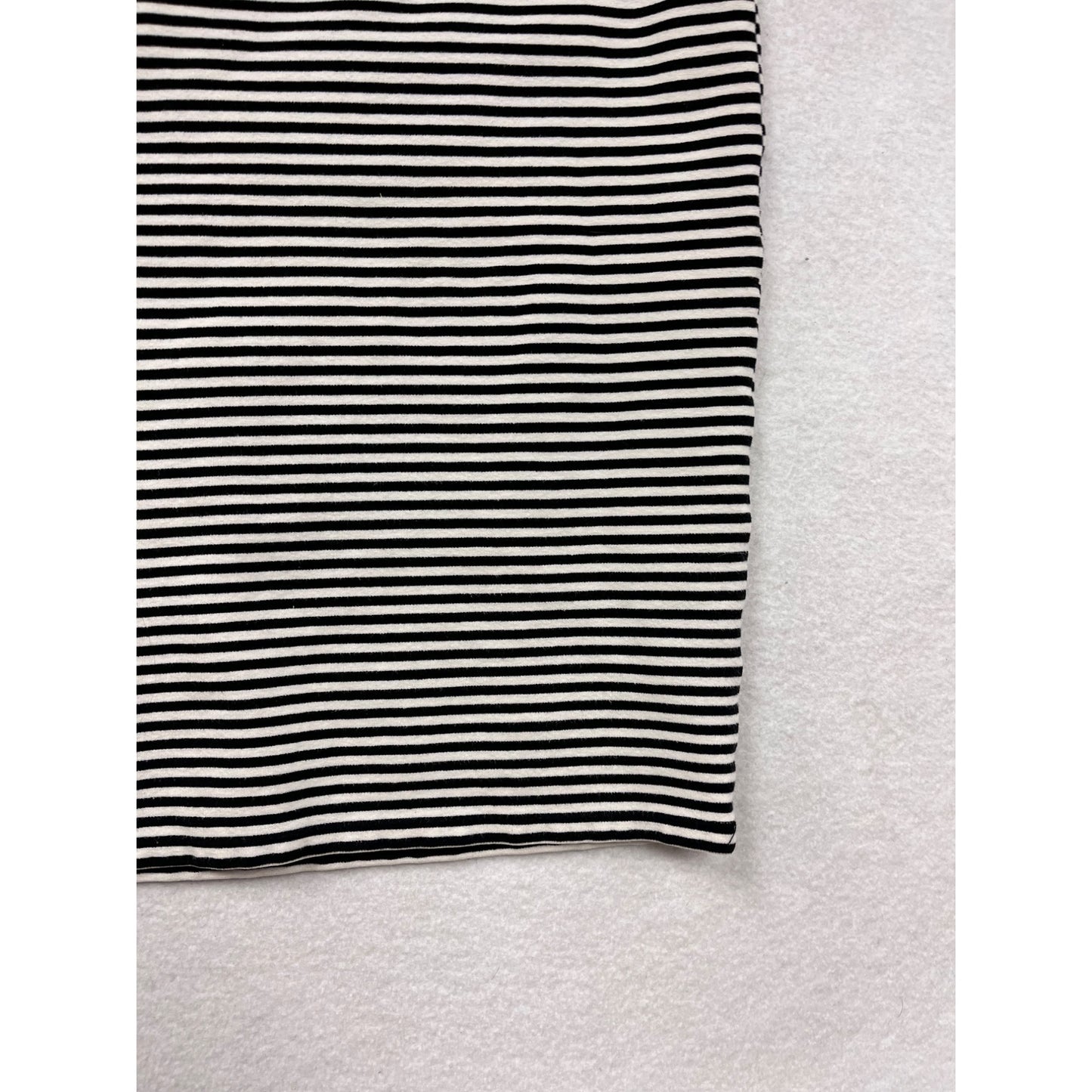 Toad & Co Womens Black & White Striped Stretch Skirt Small #6740