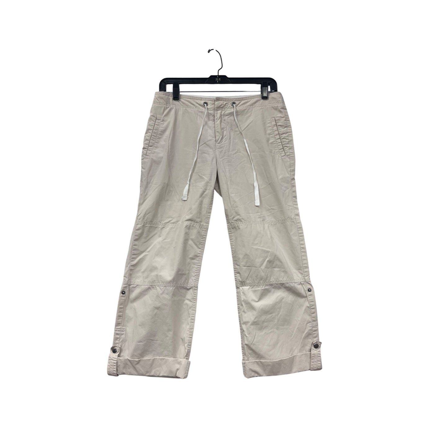 Gap Womens Beige Drawstring Cargo Pants Size 2 #8043