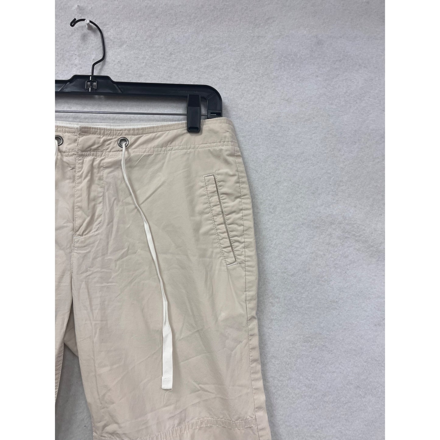 Gap Womens Beige Drawstring Cargo Pants Size 2 #8043