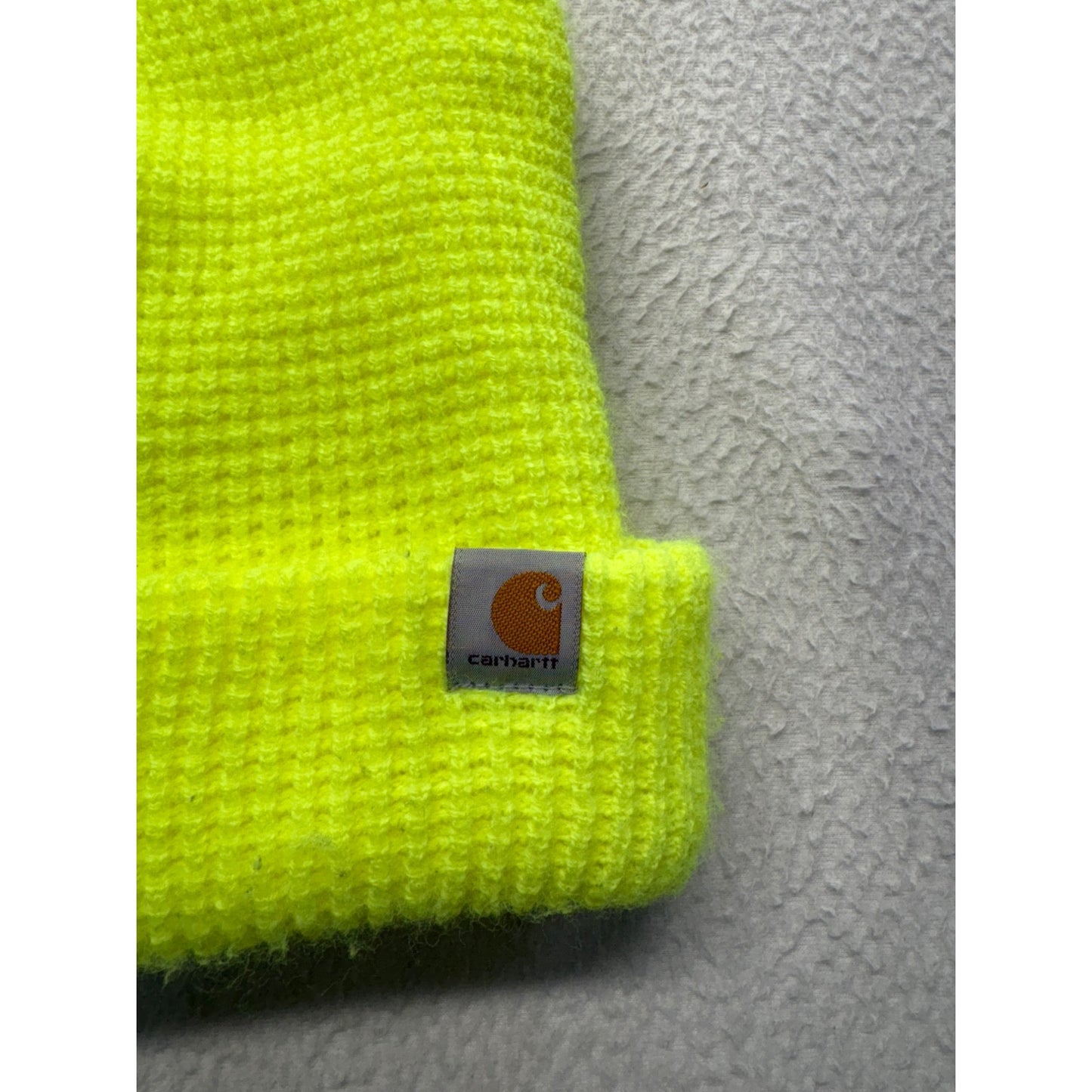 Carhartt Neon Yellow Knit Beanie #7670