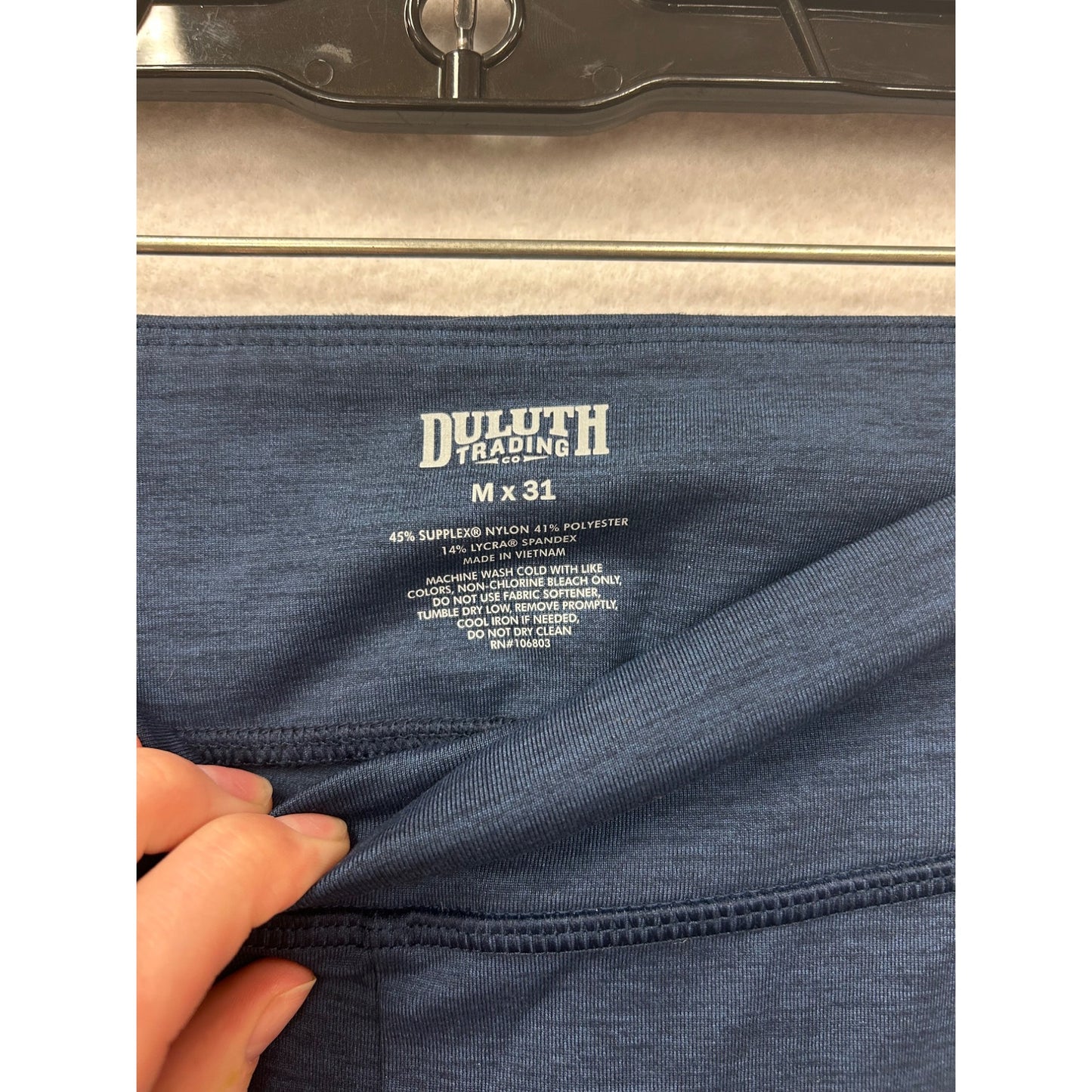 Duluth Trading Womens Stretch Knit Pants M X 31 #6598