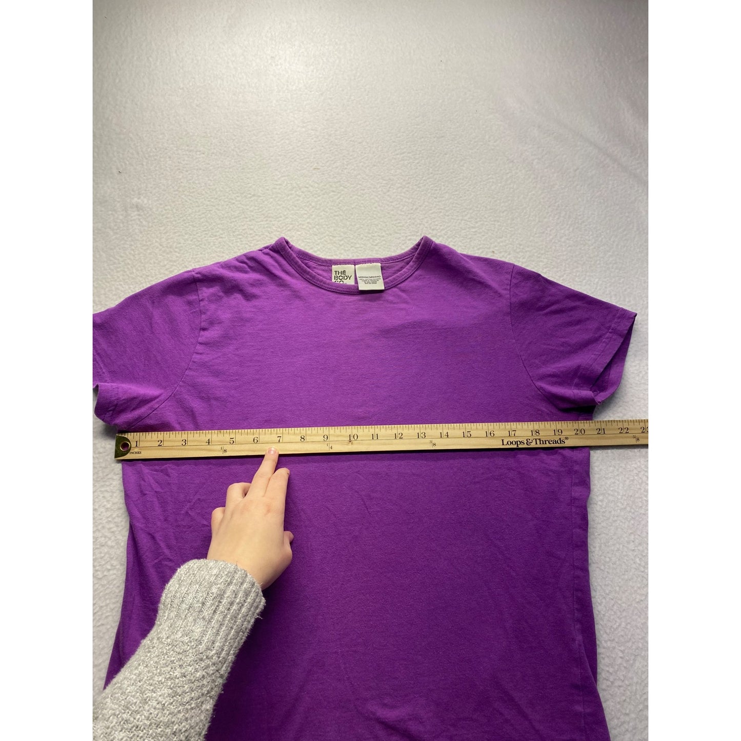 Vintage Purple The Body Co. Cotton T-Shirt #5745