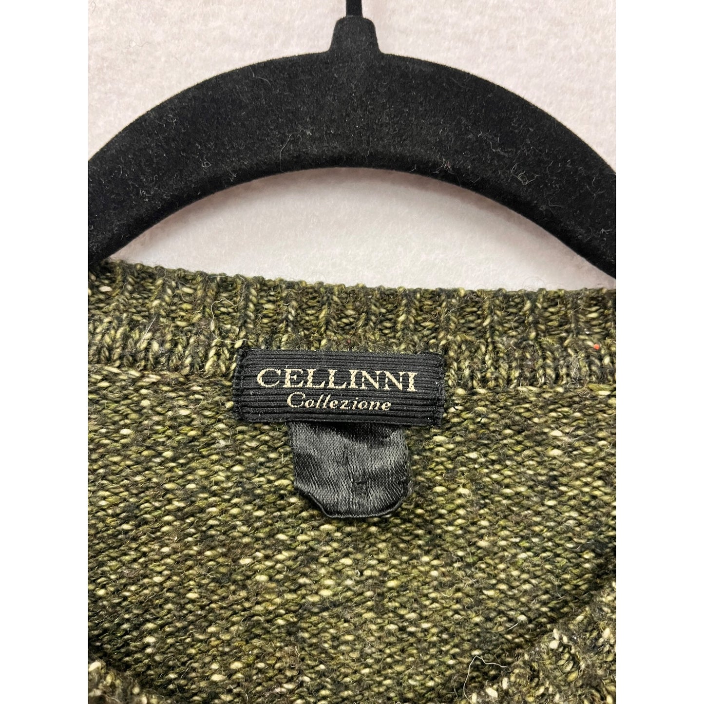Men’s Vintage Cellinni Collezione Argyle Knit Sweater #6101