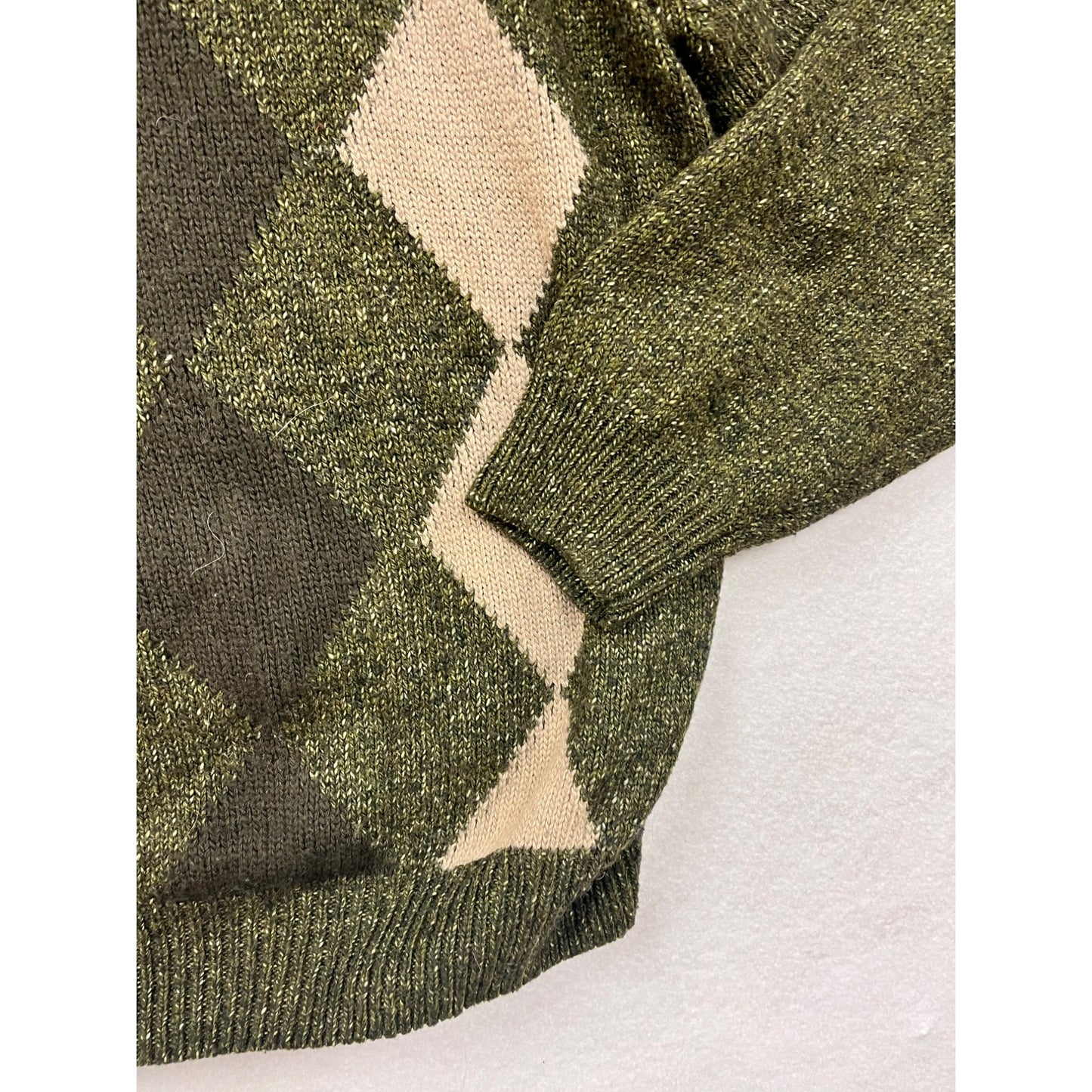 Men’s Vintage Cellinni Collezione Argyle Knit Sweater #6101
