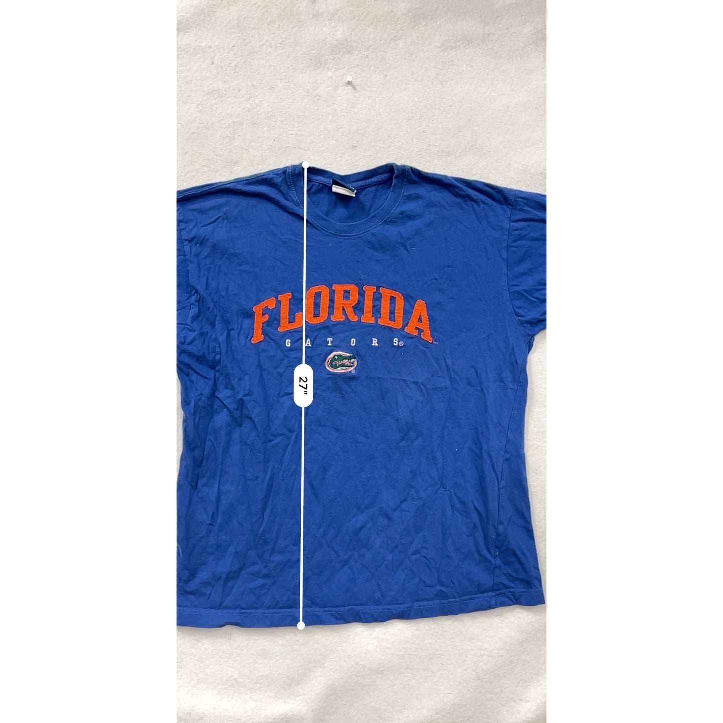 Florida Gators Blue T-Shirt XL By Old Varsity Brand Cotton Mens Casual Tee #6783
