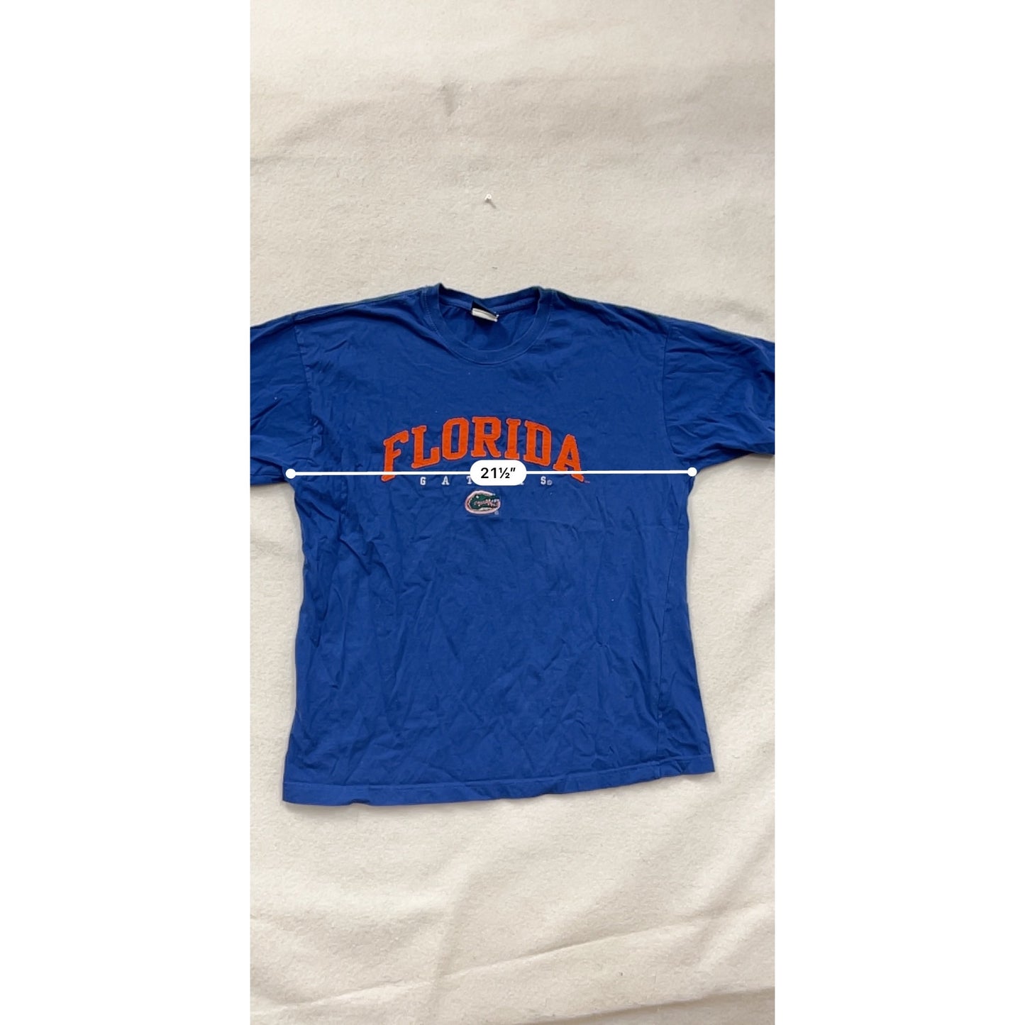 Florida Gators Blue T-Shirt XL By Old Varsity Brand Cotton Mens Casual Tee #6783