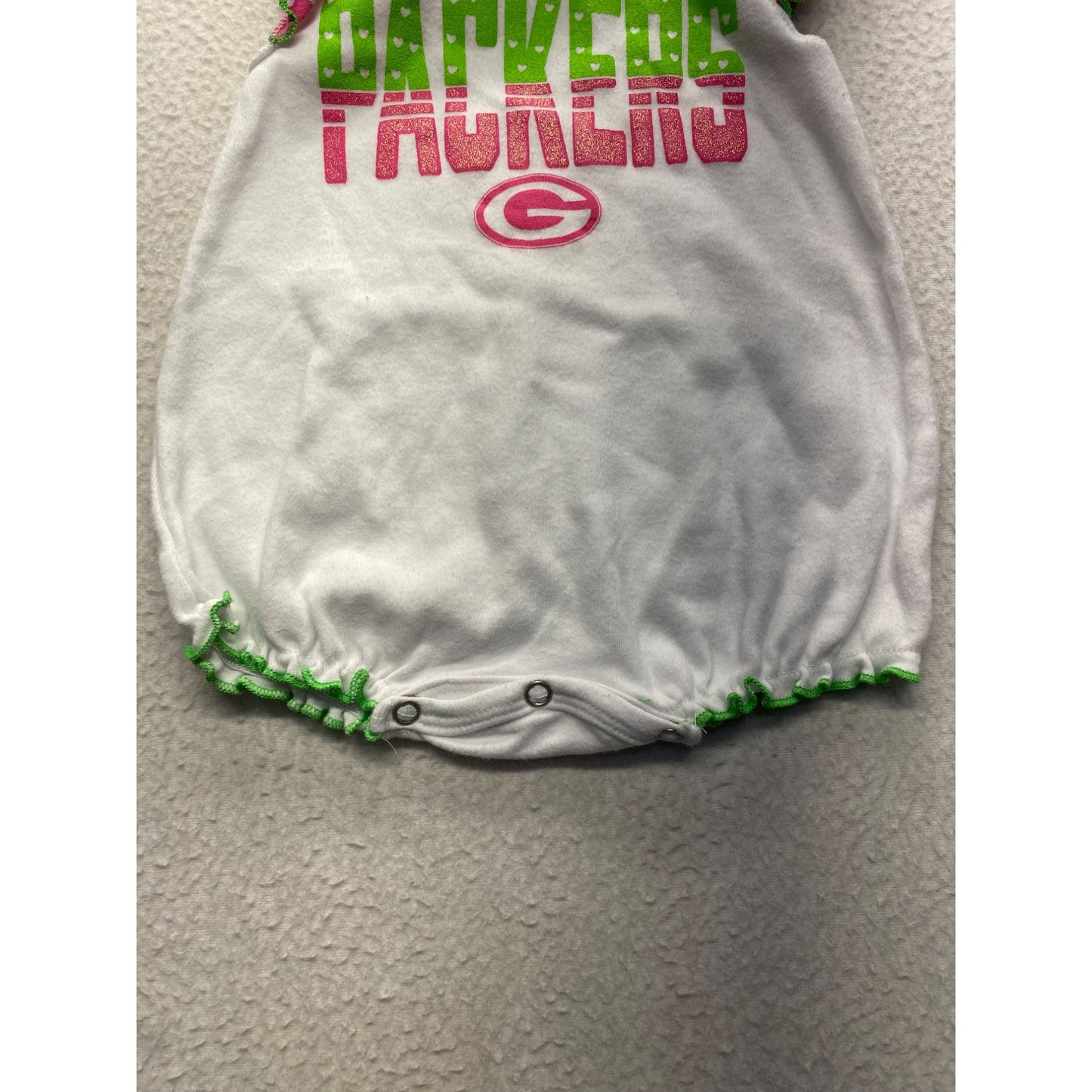 Green Bay Packers Baby Girl Romper #7224