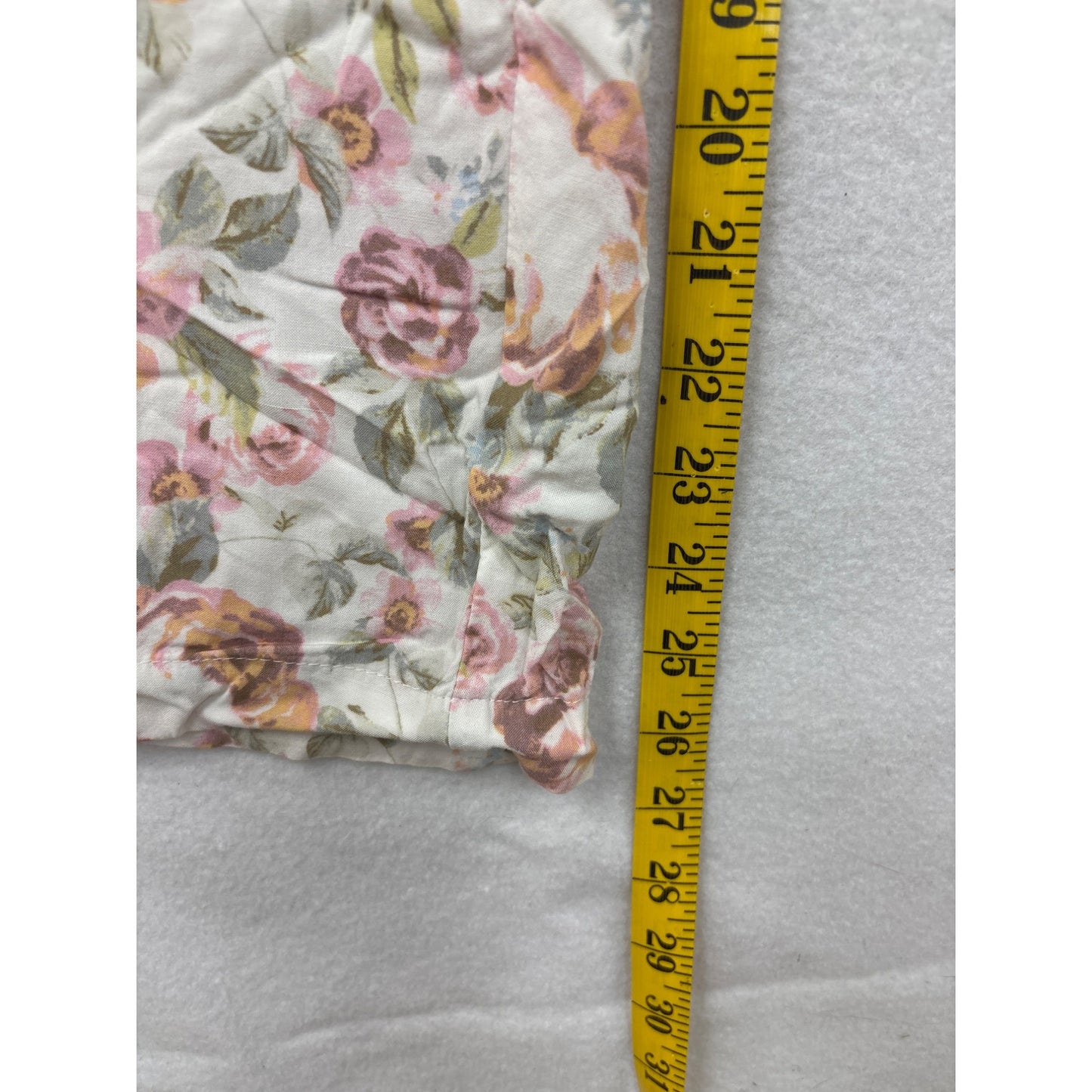 Floral Wide-Leg Rayon Pants With Tie Waist #6981