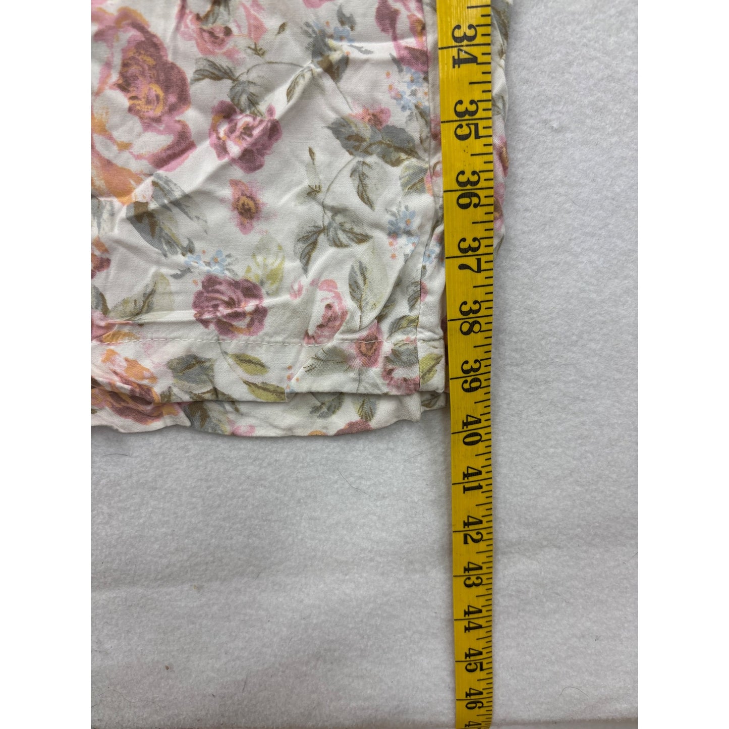 Floral Wide-Leg Rayon Pants With Tie Waist #6981