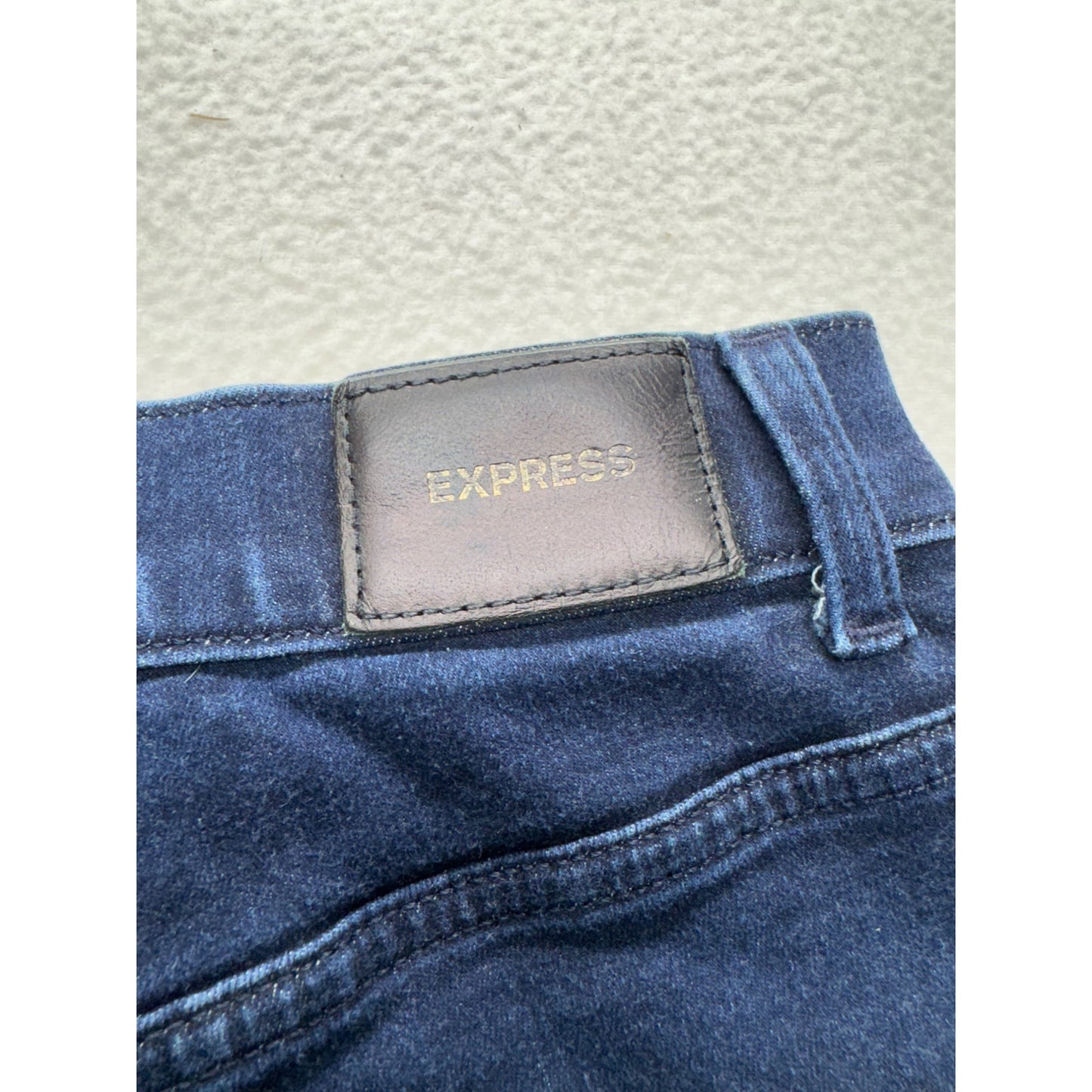 Express Skinny High Rise Jeans Size 4R Blue #7943