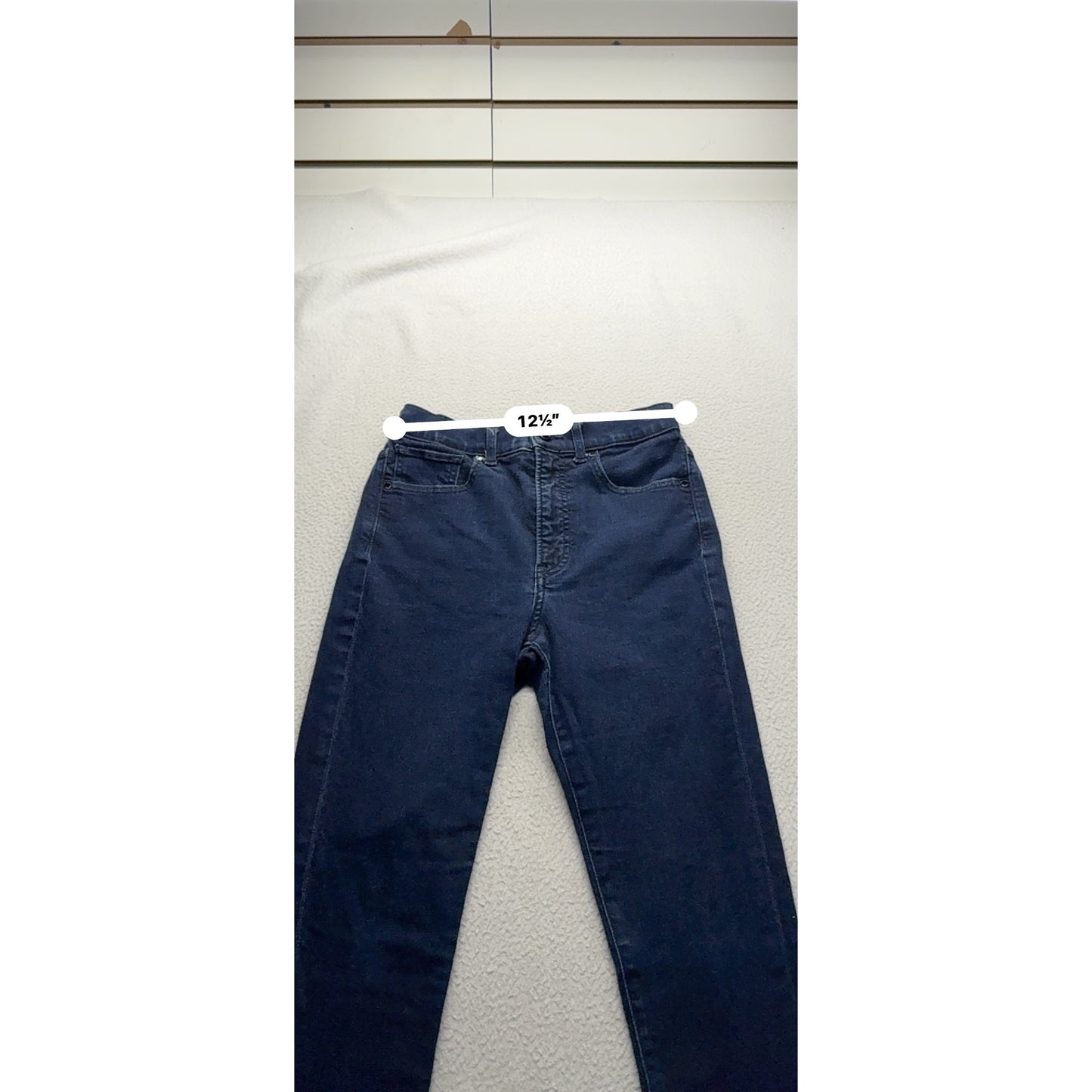 Express Skinny High Rise Jeans Size 4R Blue #7943