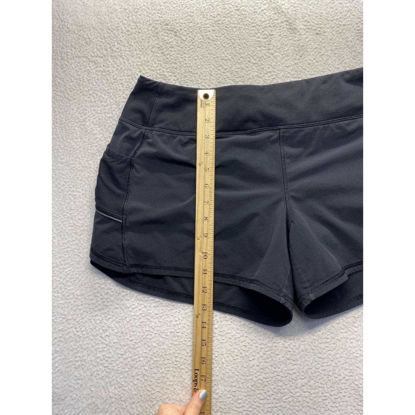 Athleta Black Athletic Running Shorts With Pockets #7183