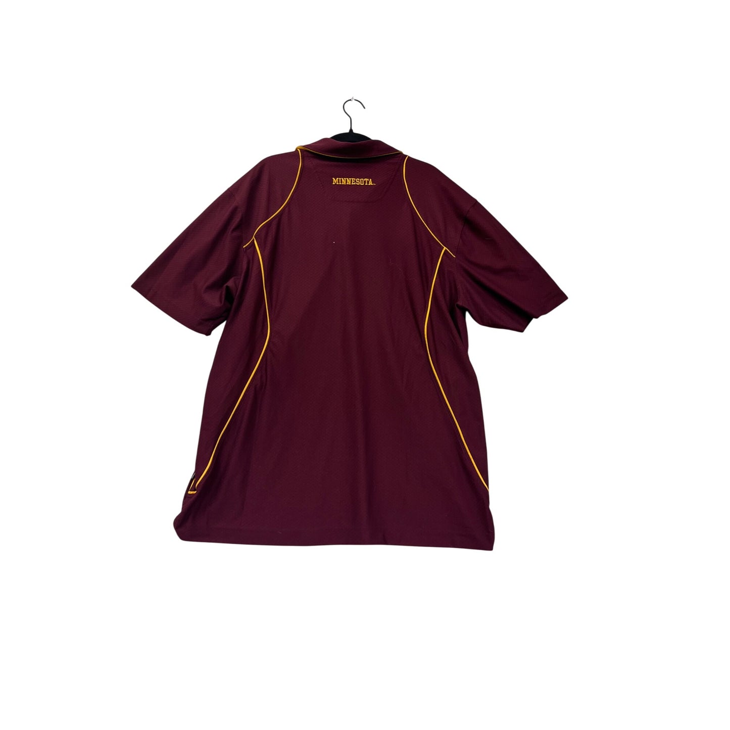 Nike Maroon Minnesota Golden Gophers Dri-Fit Polo Shirt XL #65A