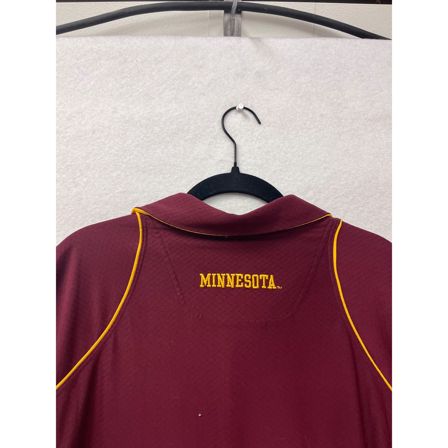 Nike Maroon Minnesota Golden Gophers Dri-Fit Polo Shirt XL #65A