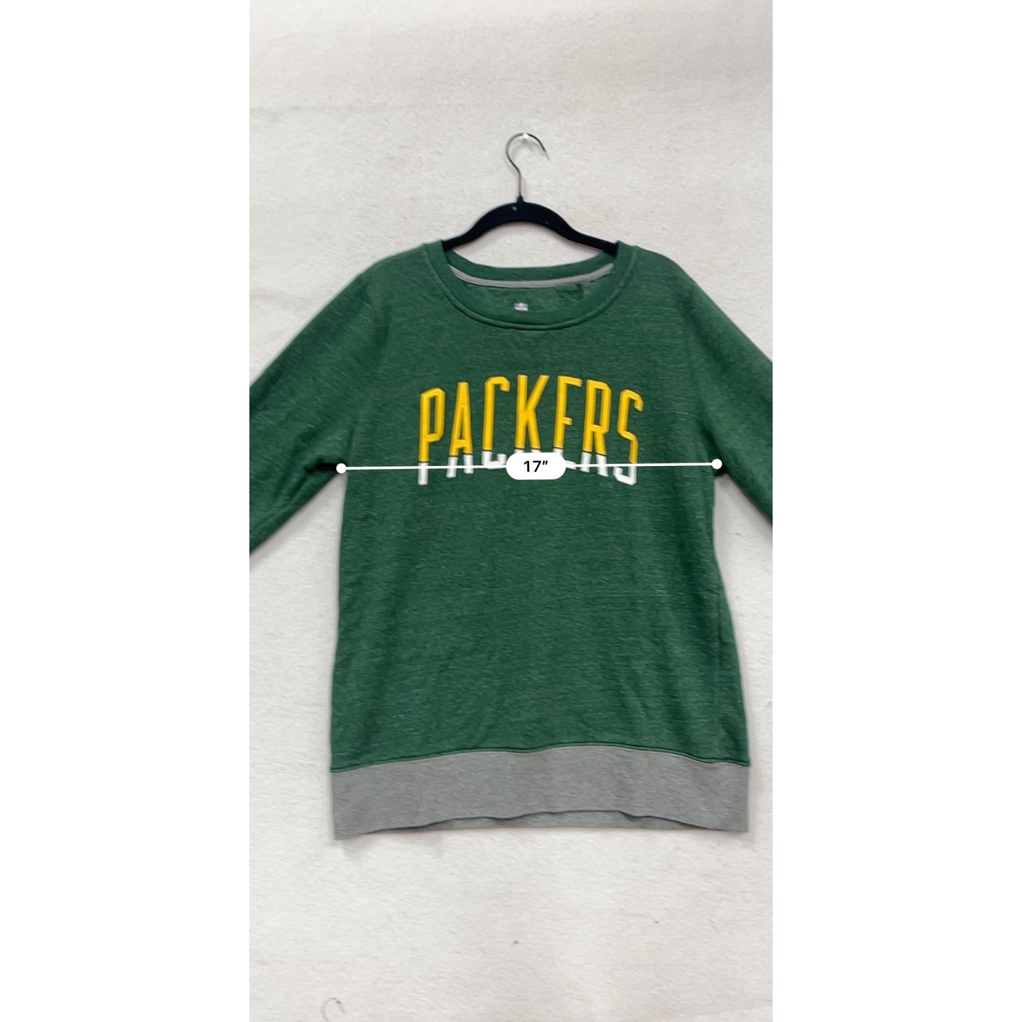 NFL Pro Line Packers Sweatshirt L Green & Grey #247A