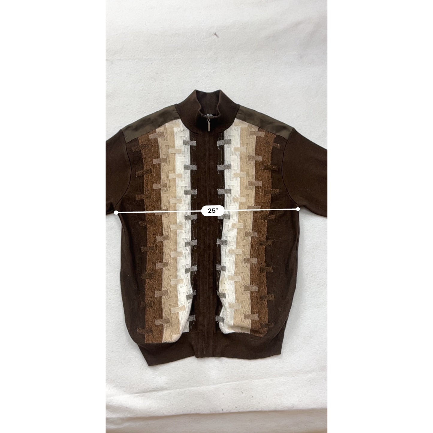 Michael Irvin Mens 4XL Brown Knit Cardigan #8802