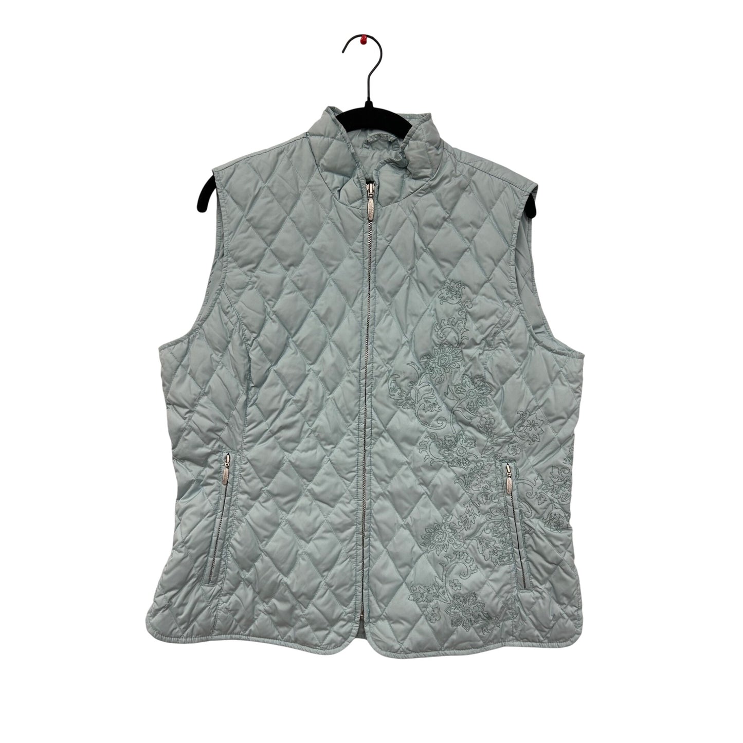 Eddie Bauer Womens Premium Goose Down Quilted Vest #6361