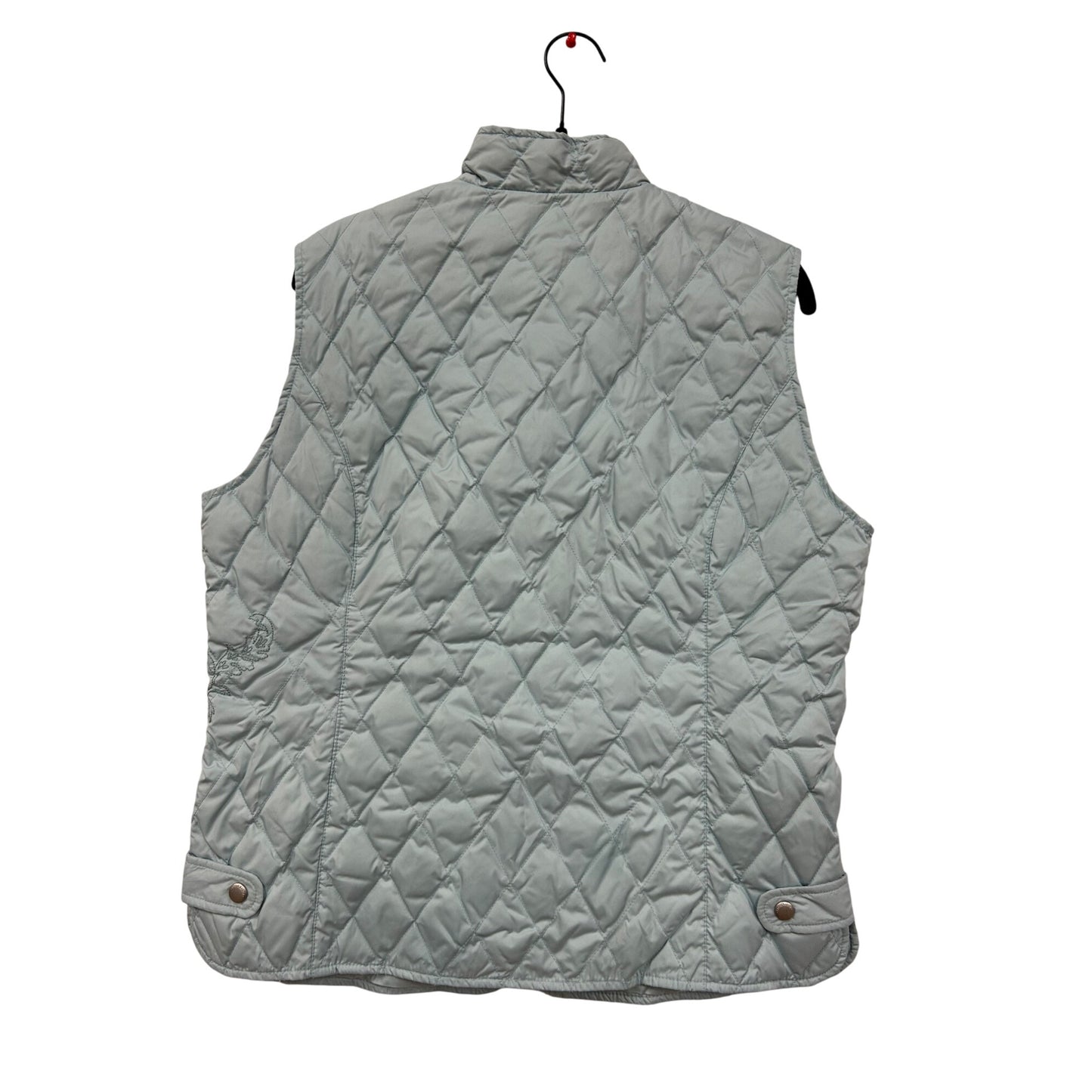 Eddie Bauer Womens Premium Goose Down Quilted Vest #6361