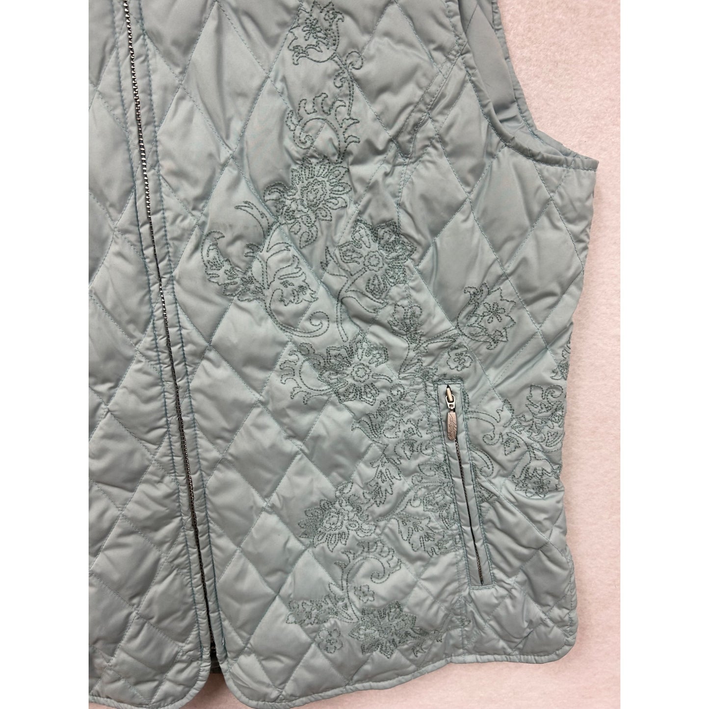 Eddie Bauer Womens Premium Goose Down Quilted Vest #6361