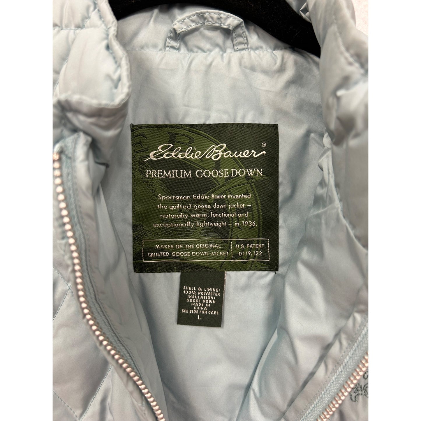 Eddie Bauer Womens Premium Goose Down Quilted Vest #6361