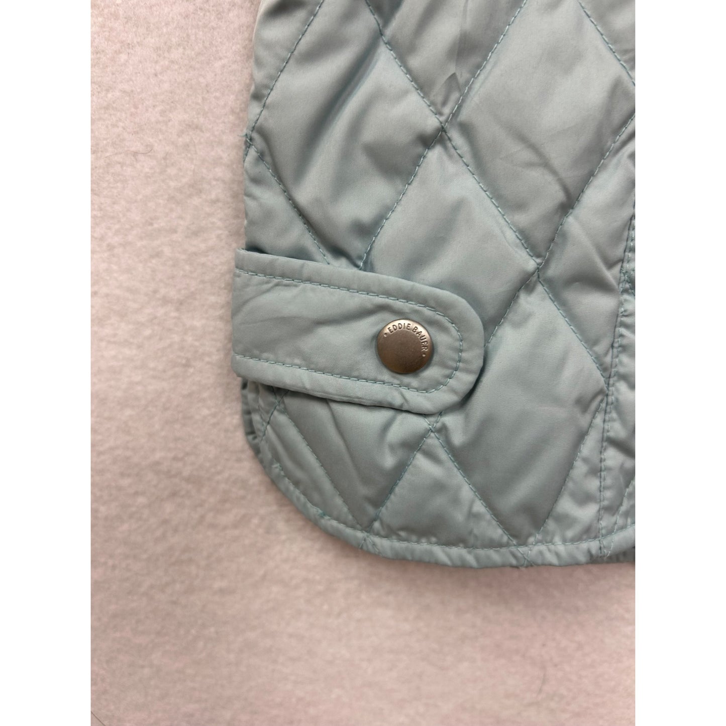 Eddie Bauer Womens Premium Goose Down Quilted Vest #6361