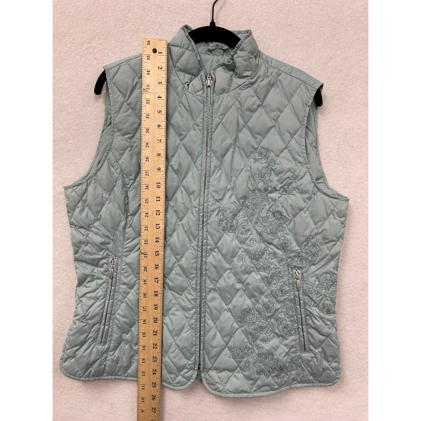 Eddie Bauer Womens Premium Goose Down Quilted Vest #6361