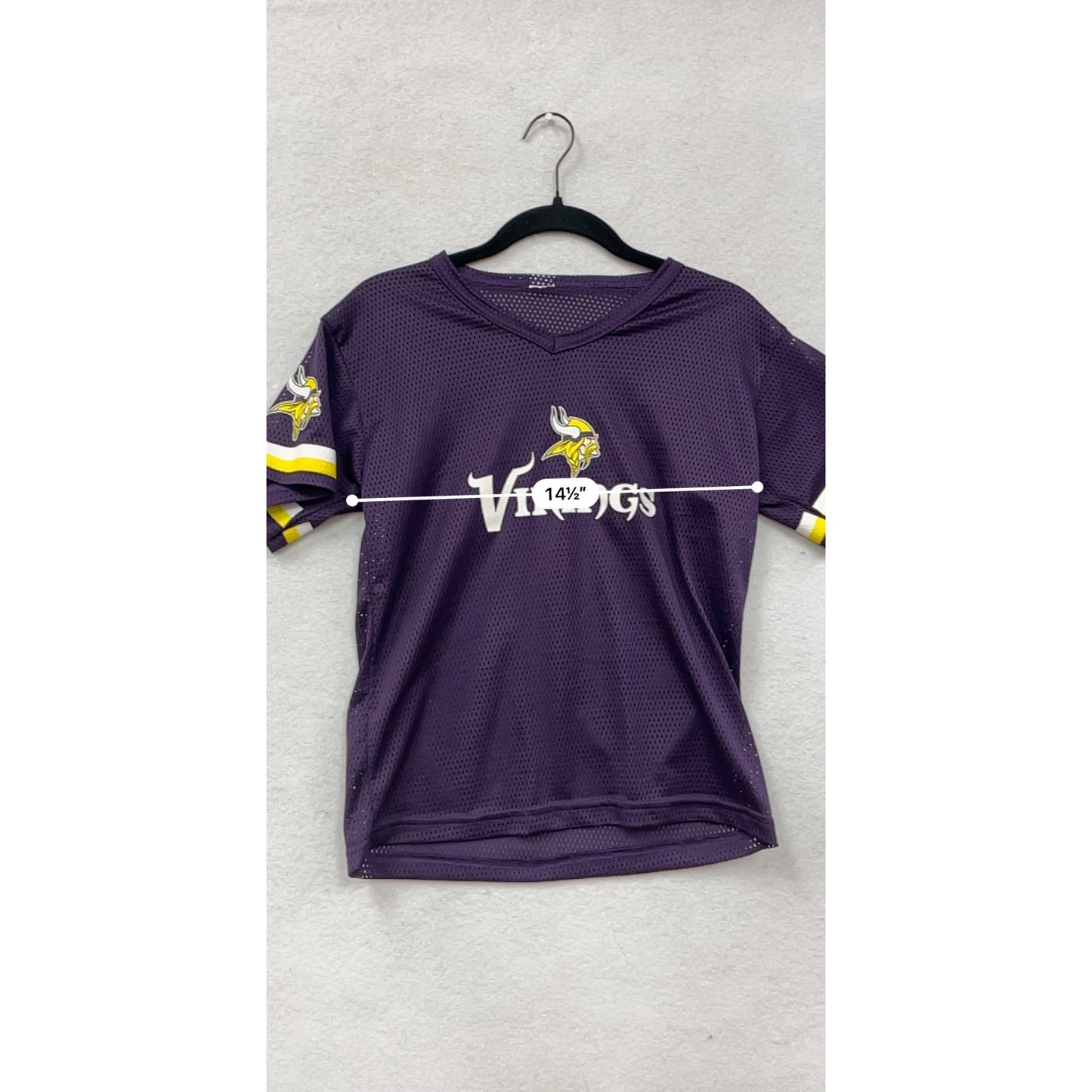 Minnesota Vikings Womens Mesh Jersey Purple XS/Small #8904