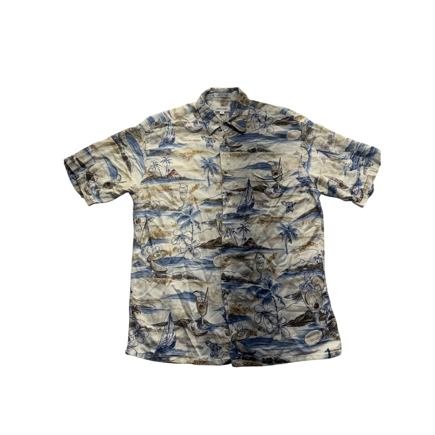 Pierre Cardin Hawaiian Shirt #5624