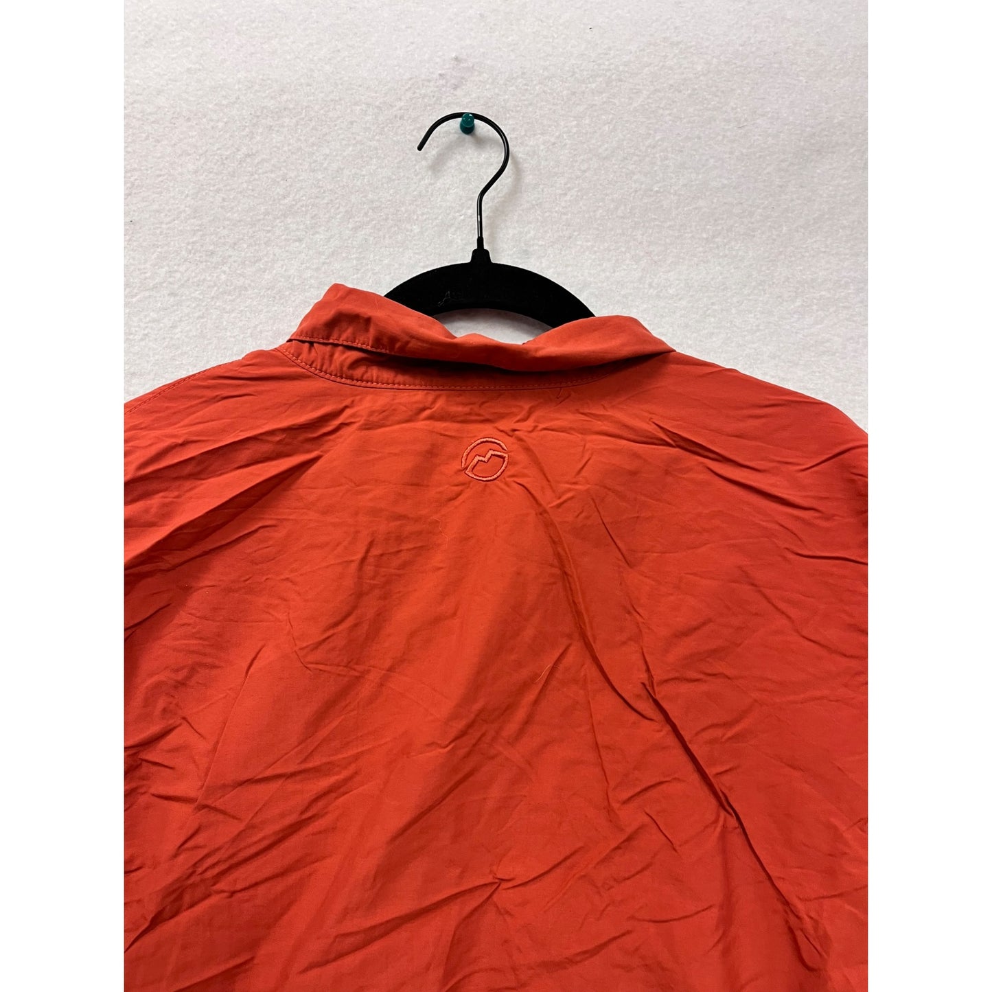Magellan Outdoors Mens Red Long Sleeve Button-Up Shirt #6125