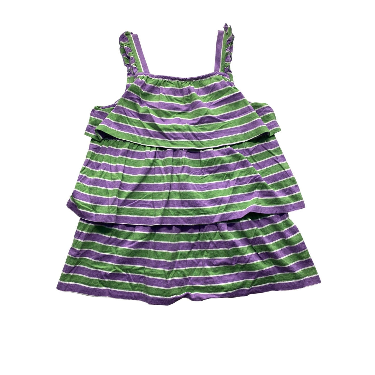 Girls Hanna Andersson Green & Purple top #5642