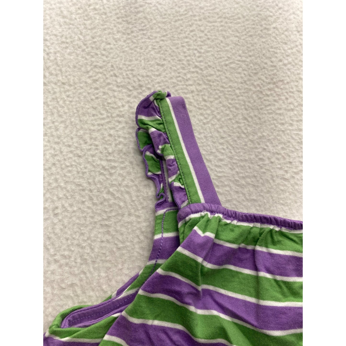 Girls Hanna Andersson Green & Purple top #5642
