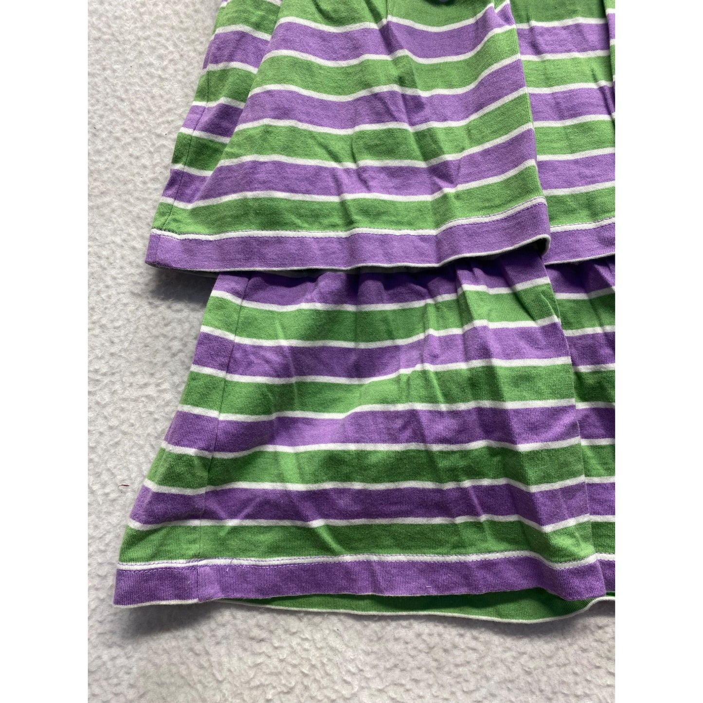 Girls Hanna Andersson Green & Purple top #5642