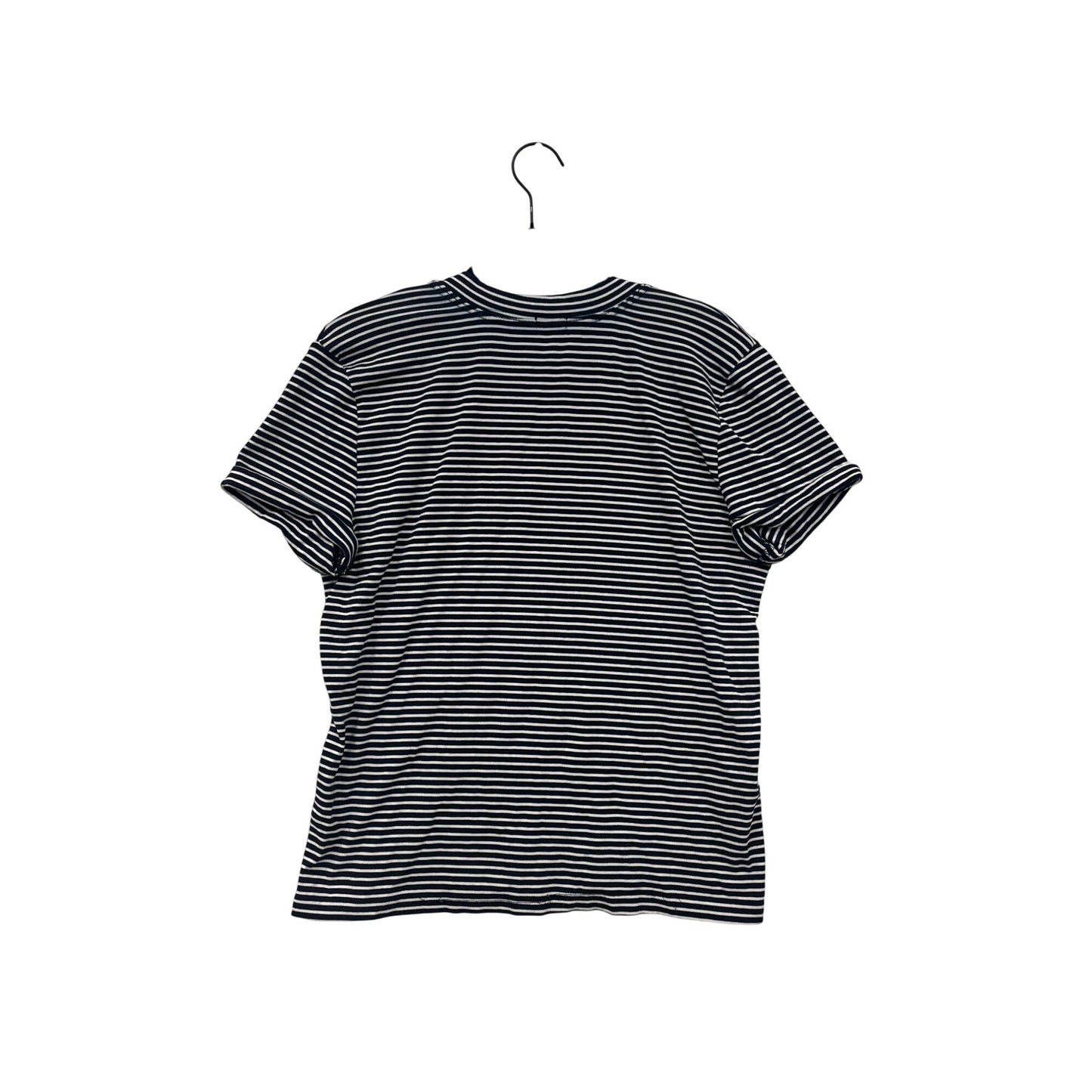 Brandy Melville Womens Black & White Striped Short-Sleeve T-Shirt M/L #6808