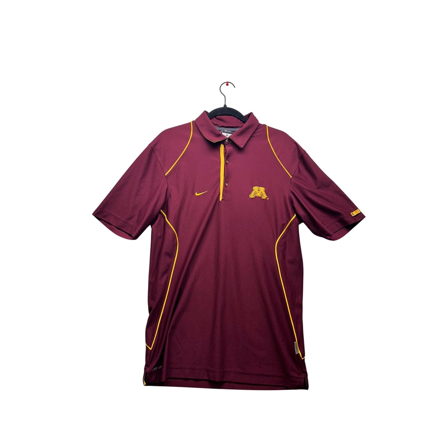 Men’s Nike Dri-Fit Minnesota Golden Gophers Maroon Polo Shirt #2963