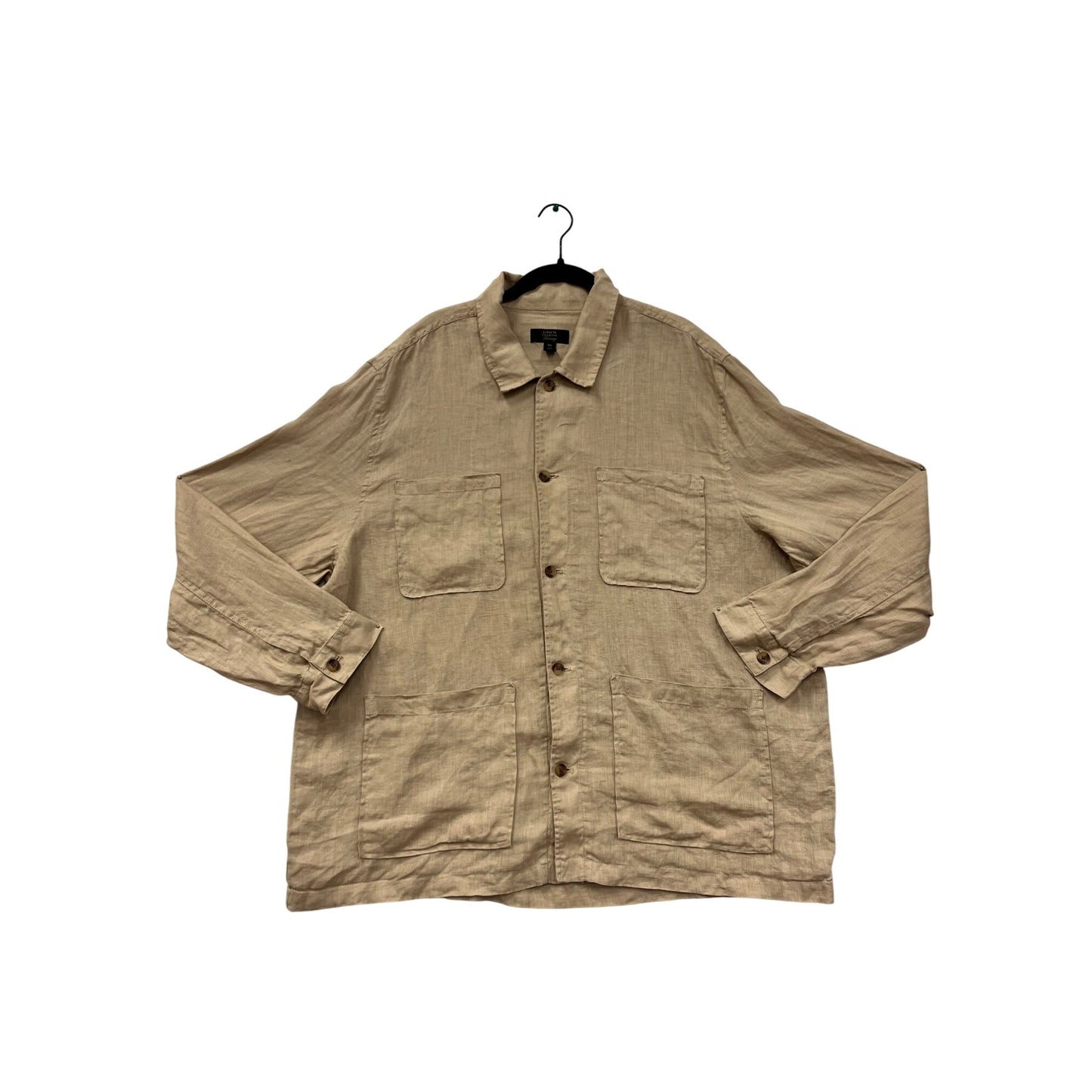 Club Room Linen Luxury Button-Up #6099