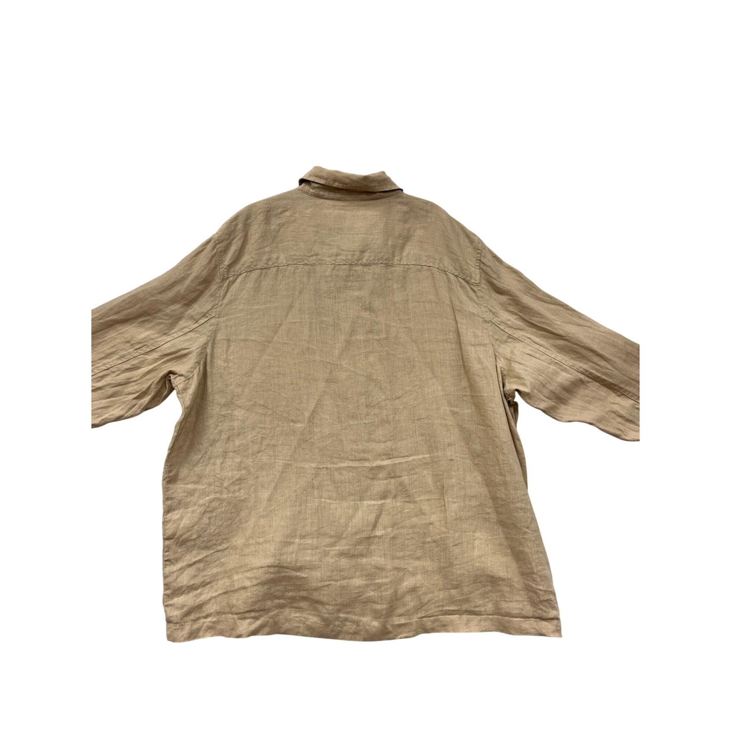Club Room Linen Luxury Button-Up #6099