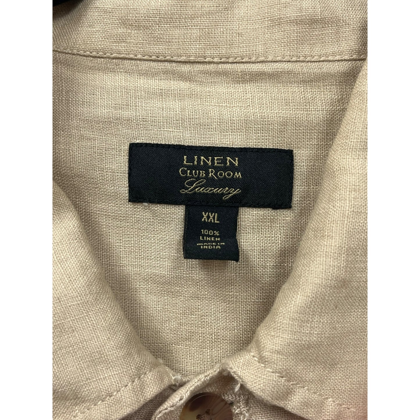 Club Room Linen Luxury Button-Up #6099