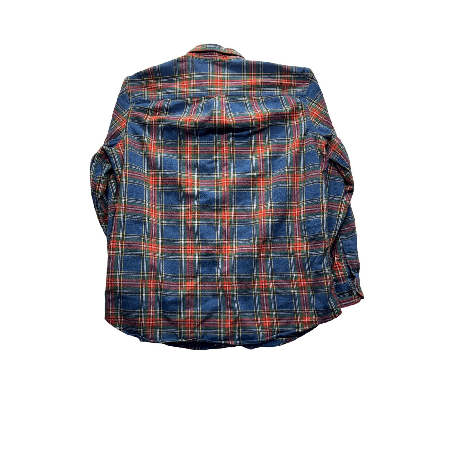 L.L. Bean Slightly Fitted Plaid Button-Down Shirt L-Reg 100% Cotton #7781