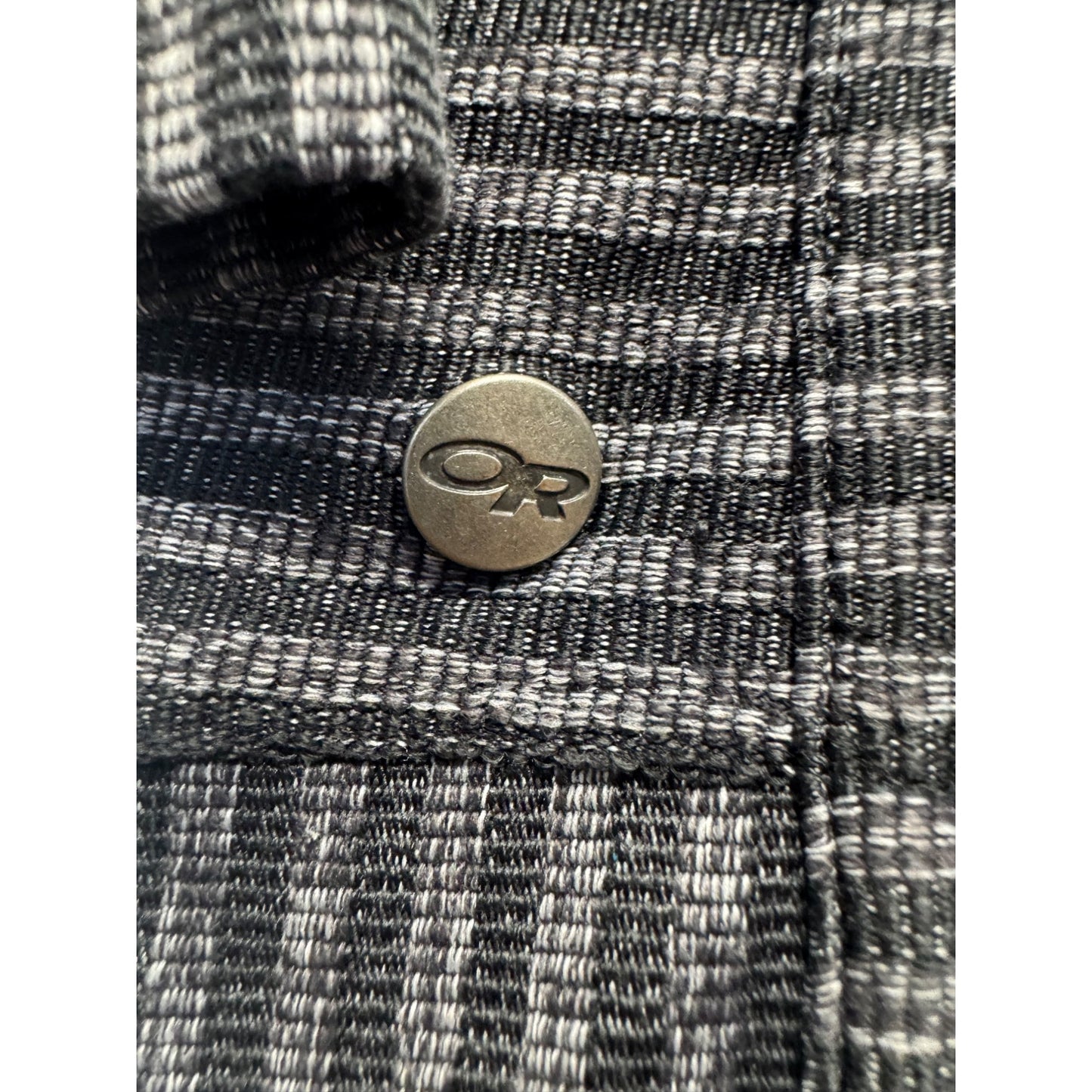 Outdoor Research Striped Gray Pullover Sweater #7821