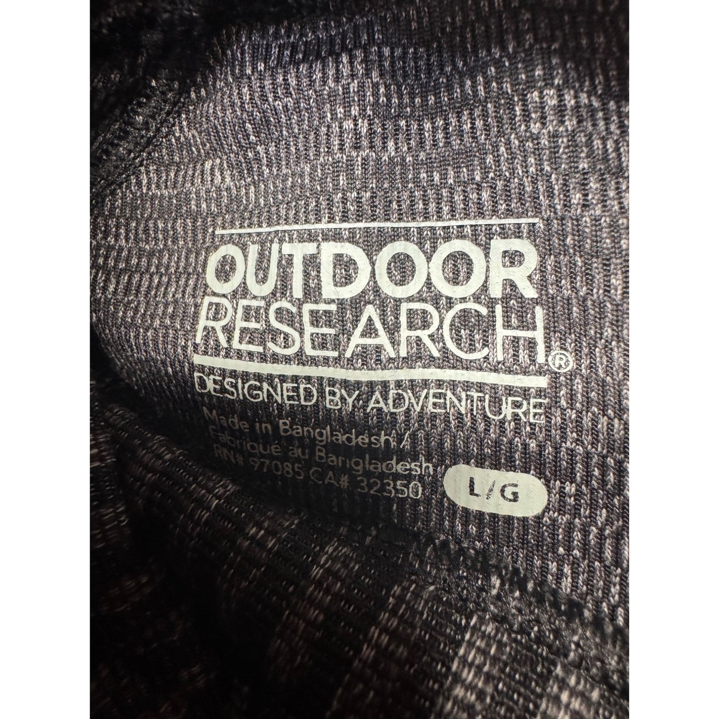 Outdoor Research Striped Gray Pullover Sweater #7821